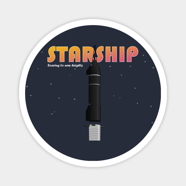 Starship SN20 Stacking Magnet by kkingsbe